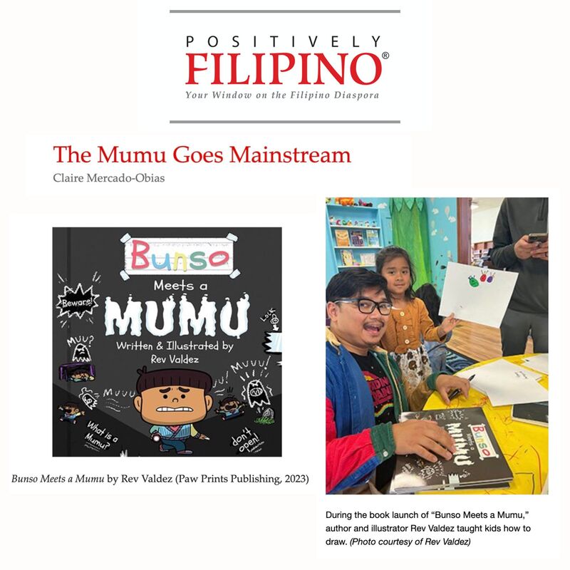 "Bunso Meets a Mumu", Rev Valdez, children's Book, Filipino author, Filipino illustrator, article by Claire Mercado-Obias, #filtheshelves