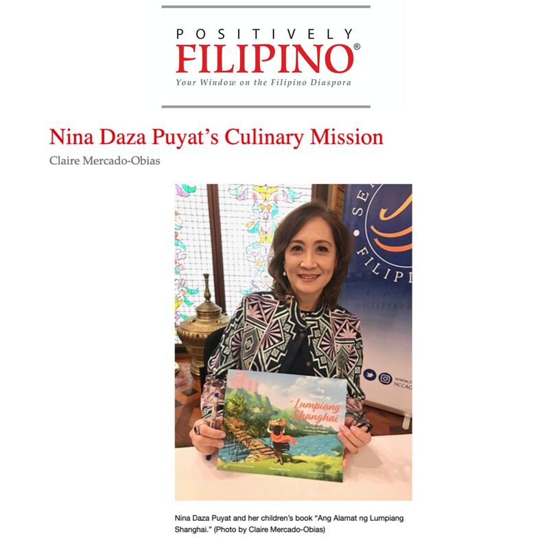 Nina Daza Puyat, "Ang Alamat ng Lumpiang Shanghai" children's book